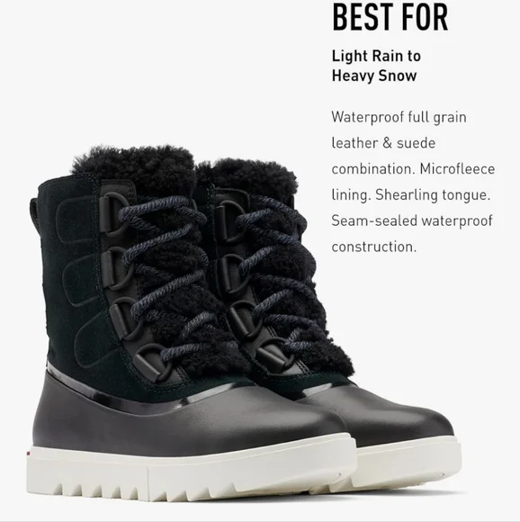 SOREL Joan of Arctic Next Lite Waterproof Wedge Snow Boot (Women) - Size 7 - Picture 11 of 12